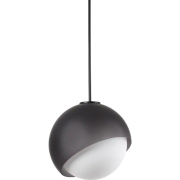 Ideal Lux - Pendel på ledning BLOOM 1xE27/42W/230V Ø 22 cm sort