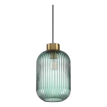 Ideal Lux - Pendel på ledning MINT 1xE27/60W/230V Ø 14 cm grøn