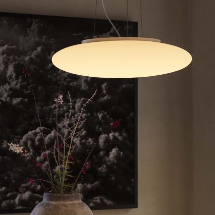 Ideal Lux - Pendel SMARTIES med wire, 5xE27/42W/230V, Ø 60 cm, hvid