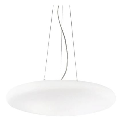 Ideal Lux - Pendellampe med wire SMARTIES 3xE27/42W/230V Ø 42,5 cm hvid