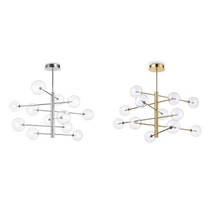 Ideal Lux - Reserveskærm til lysekrone og lampe EQUINOXE Ø 15 cm klar