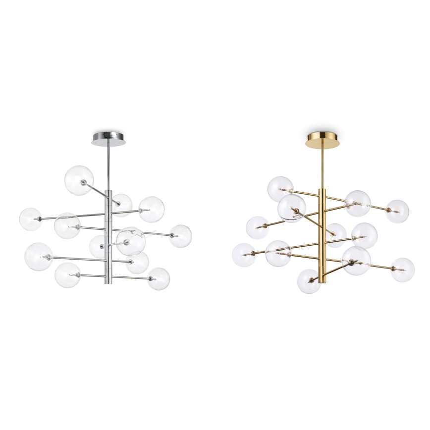 Ideal Lux - Reserveskærm til lysekrone og lampe EQUINOXE Ø 15 cm klar