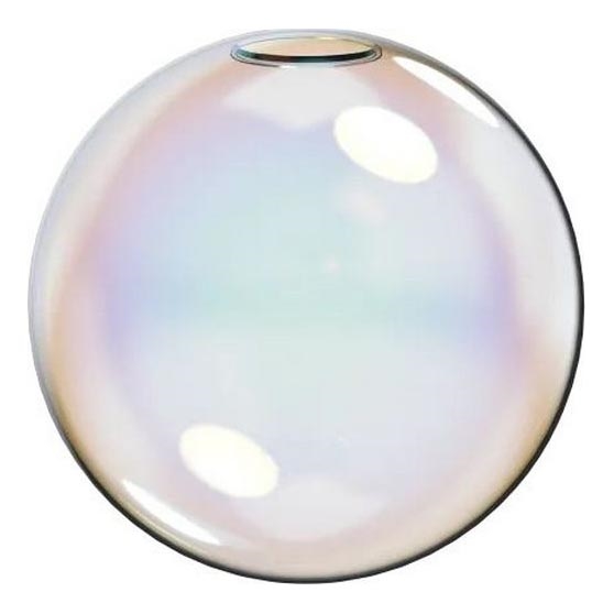 Ideal Lux - Reserveskærm til pendel MAPA diameter 20 cm transparent