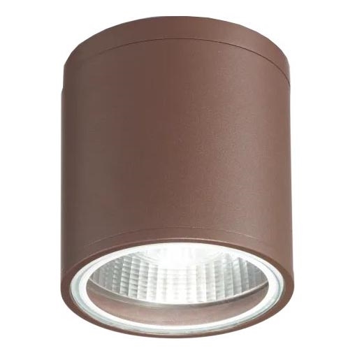 Ideal Lux - Spotlampe til badeværelse GUN 1xGU10/28W/230V IP55 brun