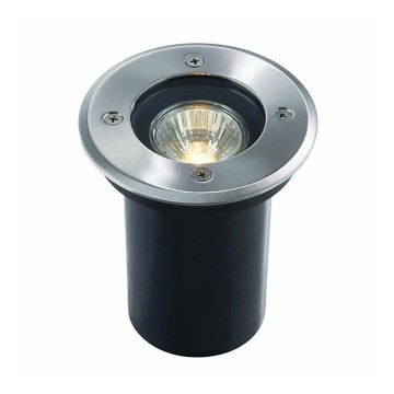 Ideal Lux - Udendørs indkørselslampe PARK 1xGU10/20W/230V IP65 mat krom