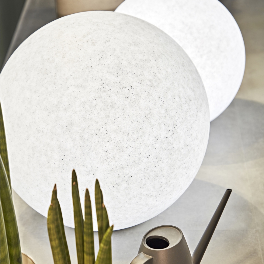 Ideal Lux - Udendørs lampe DORIS 1xE27/60W/230V Ø 30 cm IP44 grå