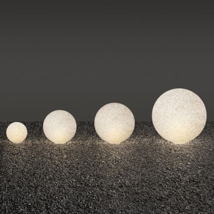 Ideal Lux - Udendørs lampe DORIS 1xE27/60W/230V Ø 30 cm IP44 grå