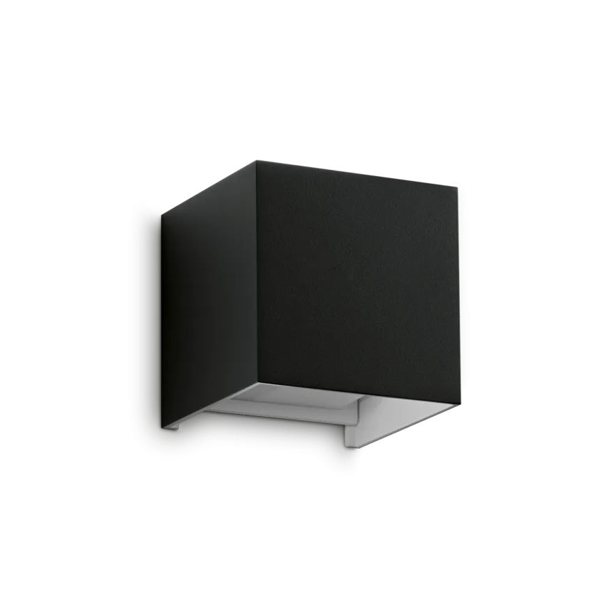 Ideal Lux - Udendørs LED væglampe ATOM LED/12W/230V CRI 90 IP54 sort