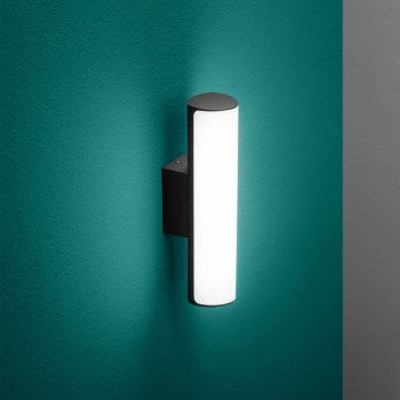 Ideal Lux - Udendørs LED væglampe ETERE LED/9,5W/230V 3000K CRI 90 IP44 sort