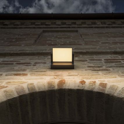 Ideal Lux - Udendørs LED væglampe SWIPE LED/21W/230V CRI 90 IP54 brun