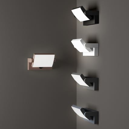 Ideal Lux - Udendørs LED væglampe SWIPE LED/21W/230V CRI 90 IP54 antracit