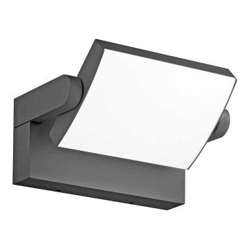 Ideal Lux - Udendørs LED væglampe SWIPE LED/21W/230V CRI 90 IP54 antracit