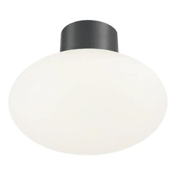 Ideal Lux - Udendørs loftlampe CLIO 1xE27/42W/230V IP44 antracit