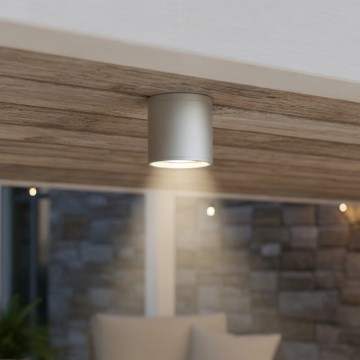 Ideal Lux - Udendørs spotlampe GUN 1xGU10/28W/230V IP55 grå