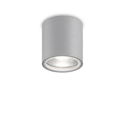 Ideal Lux - Udendørs spotlampe GUN 1xGU10/28W/230V Ø 11 cm IP55 grå
