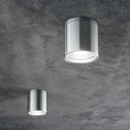 Ideal Lux - Udendørs spotlampe GUN 1xGU10/28W/230V Ø 11 cm IP55 grå