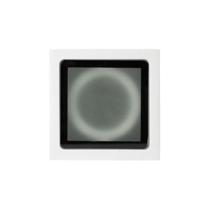 Ideal Lux - Udendørs spotlampe TECHO 1xGU10/20W/230V 15x15 cm IP54 hvid