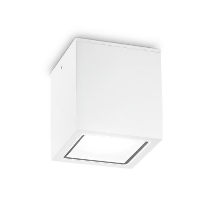 Ideal Lux - Udendørs spotlampe TECHO 1xGU10/20W/230V 9x9 cm IP54 hvid