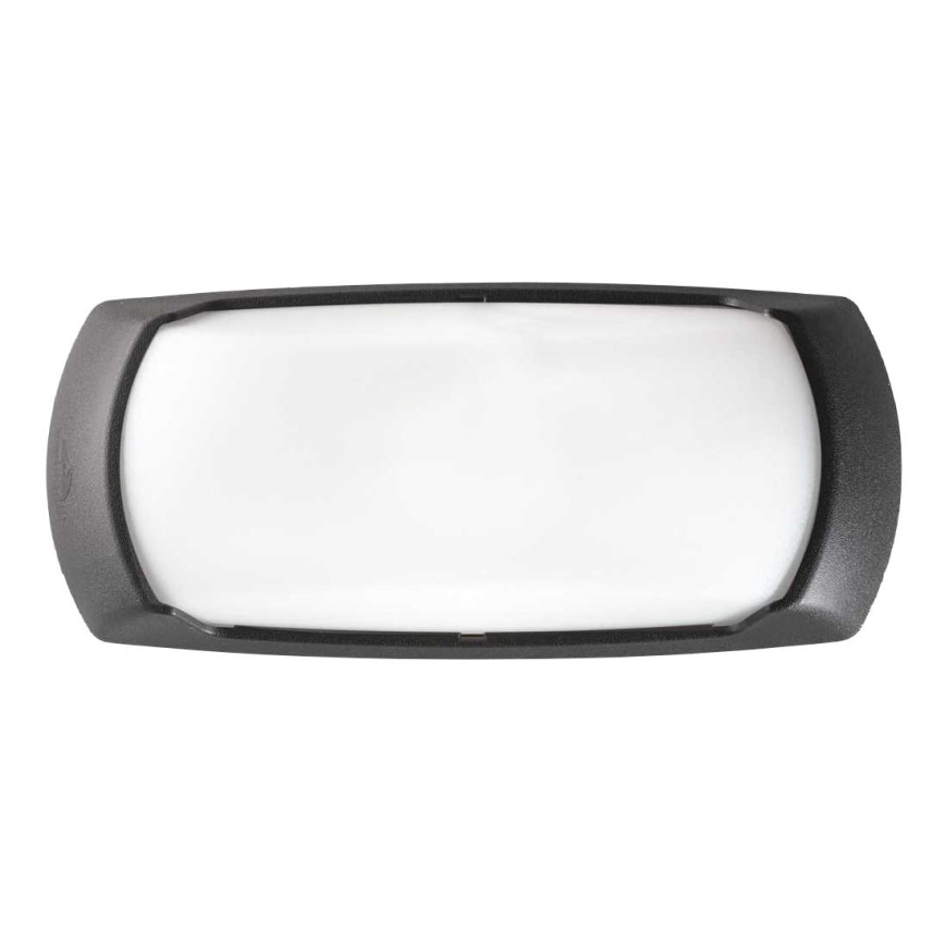 Ideal Lux - Udendørs væglampe 1xE27/23W/230V sort IP66