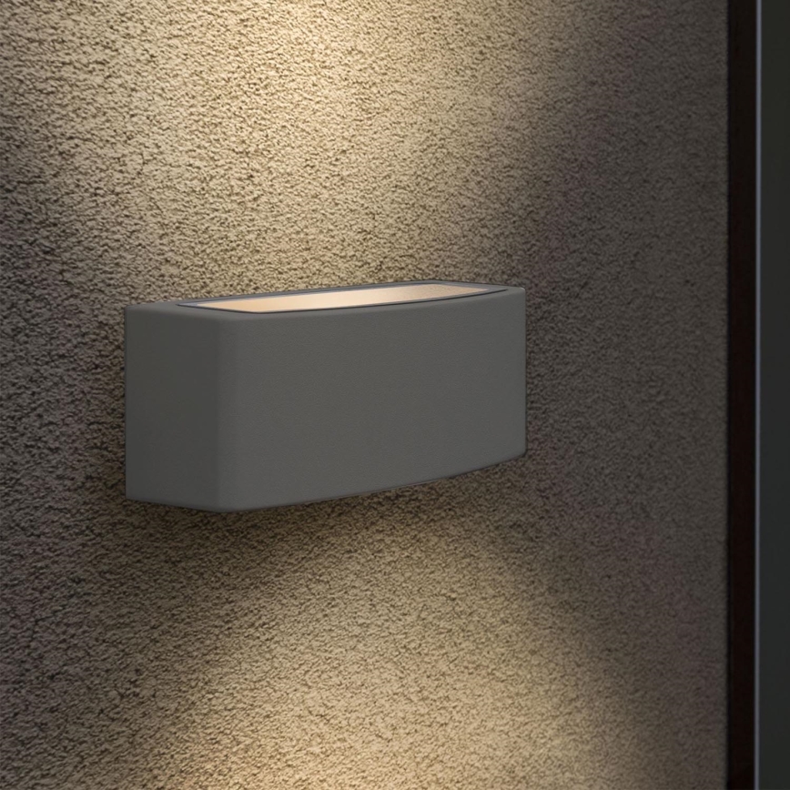 Ideal Lux - Udendørs væglampe ANDROMEDA 1xE27/60W/230V IP55 antracit