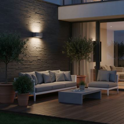 Ideal Lux - Udendørs væglampe ANDROMEDA 1xE27/60W/230V IP55 antracit