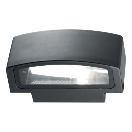 Ideal Lux - Udendørs væglampe ANDROMEDA 1xE27/60W/230V IP55 antracit