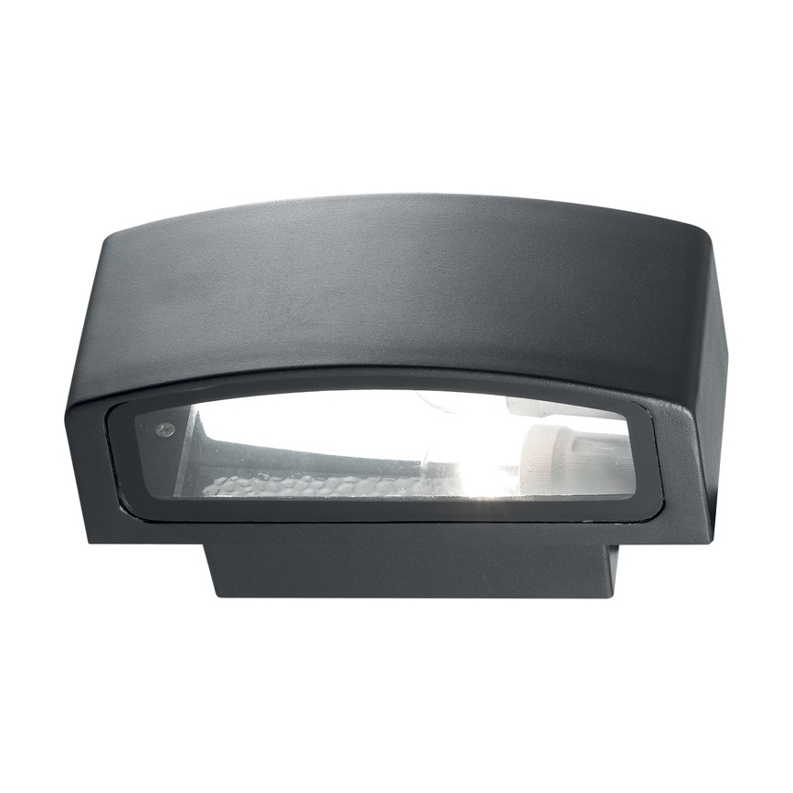 Ideal Lux - Udendørs væglampe ANDROMEDA 1xE27/60W/230V IP55 antracit