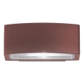 Ideal Lux - Udendørs væglampe ANDROMEDA 1xE27/60W/230V IP55 brun
