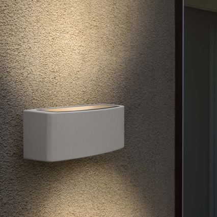 Ideal Lux - Udendørs væglampe ANDROMEDA 1xE27/60W/230V IP55 grå