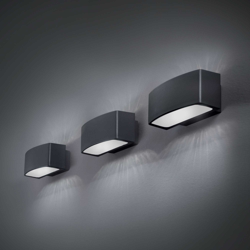 Ideal Lux - Udendørs væglampe ANDROMEDA 1xE27/60W/230V IP55 sort