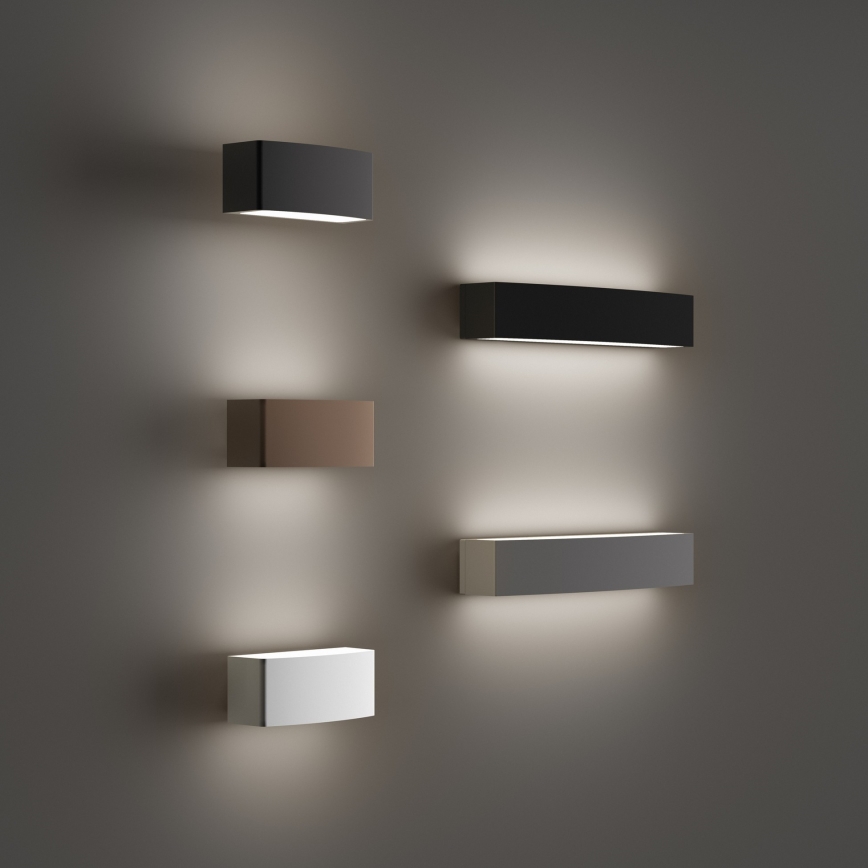 Ideal Lux - Udendørs væglampe ANDROMEDA 1xE27/60W/230V IP55 sort