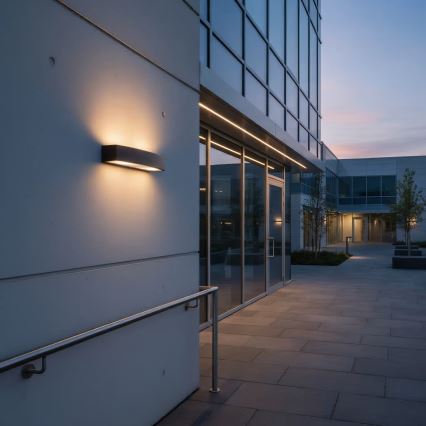 Ideal Lux - Udendørs væglampe ANDROMEDA 2xE27/60W/230V IP55 brun