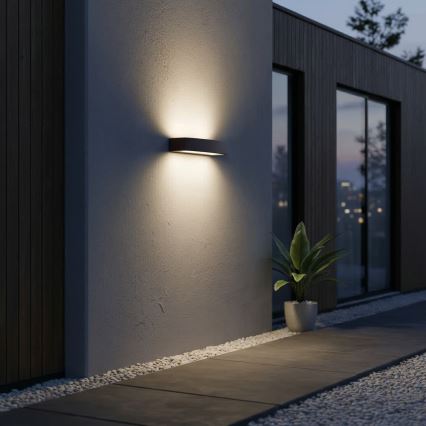 Ideal Lux - Udendørs væglampe ANDROMEDA 2xE27/60W/230V IP55 brun