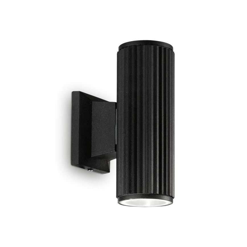 Ideal Lux - Udendørs væglampe BASE 2xGU10/28W/230V IP44 sort