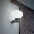 Ideal Lux - Udendørs væglampe CLIO 1xE27/42W/230V IP44 antracit