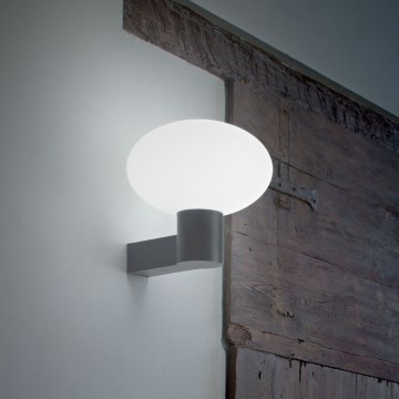Ideal Lux - Udendørs væglampe CLIO 1xE27/42W/230V IP44 antracit