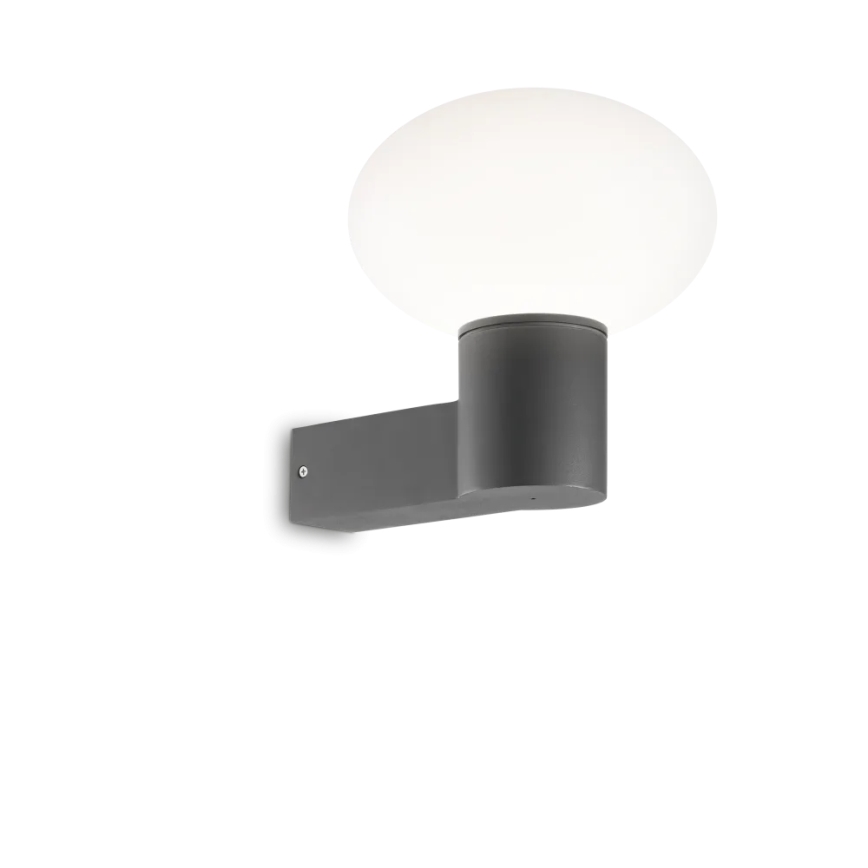 Ideal Lux - Udendørs væglampe CLIO 1xE27/42W/230V IP44 antracit
