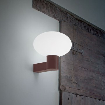 Ideal Lux - Udendørs væglampe CLIO 1xE27/42W/230V IP44 brun