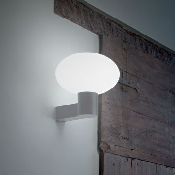 Ideal Lux - Udendørs væglampe CLIO 1xE27/42W/230V IP44 grå