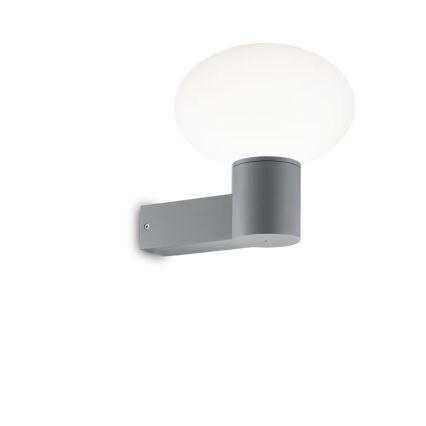 Ideal Lux - Udendørs væglampe CLIO 1xE27/42W/230V IP44 grå