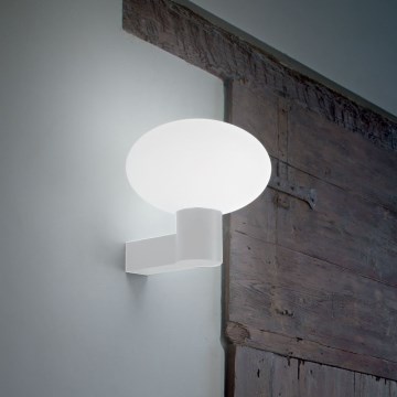 Ideal Lux - Udendørs væglampe CLIO 1xE27/42W/230V IP44 hvid