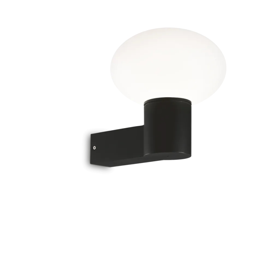 Ideal Lux - Udendørs væglampe CLIO 1xE27/42W/230V IP44 sort