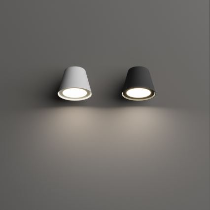 Ideal Lux - Udendørs væglampe GAS 1xGU10/28W/230V IP43 antracit