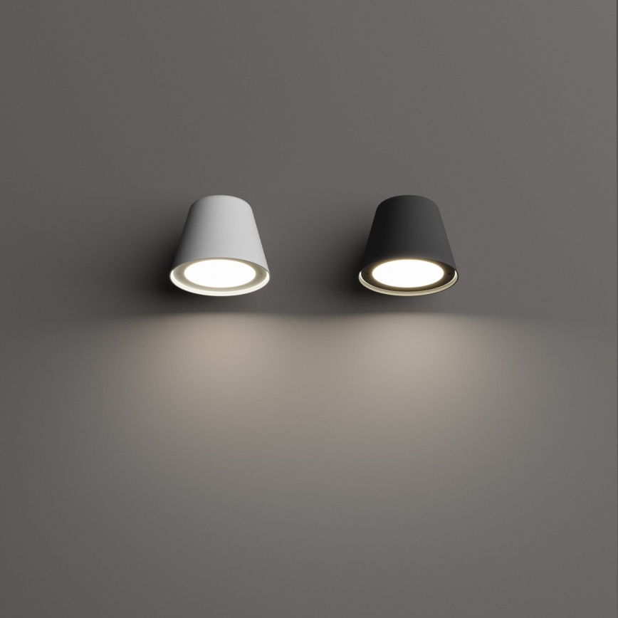 Ideal Lux - Udendørs væglampe GAS 1xGU10/28W/230V IP43 antracit