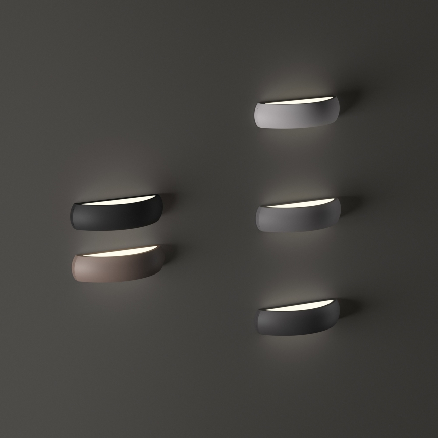 Ideal Lux - Udendørs væglampe GIOVE 1xE27/60W/230V IP54 brun