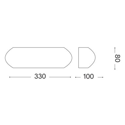Ideal Lux - Udendørs væglampe GIOVE 1xE27/60W/230V IP54 brun
