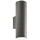 Ideal Lux - Udendørs væglampe GUN 2xGU10/35W/230V IP44 antracit