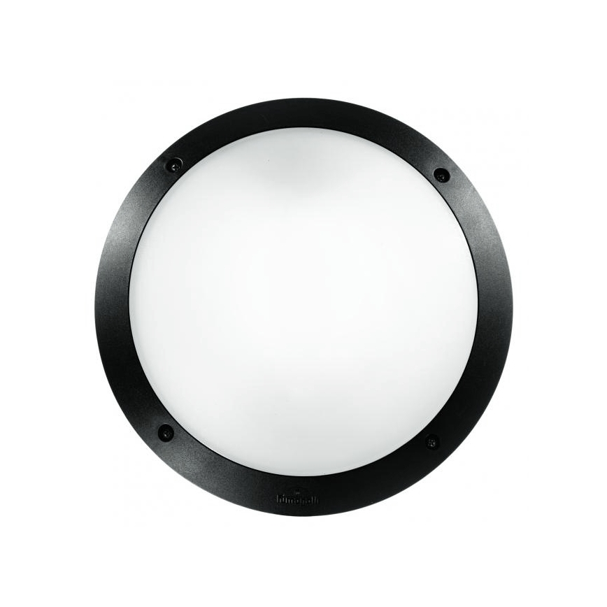 Ideal Lux - Udendørs væglampe POLAR 1xE27/23W/230V IP66 sort