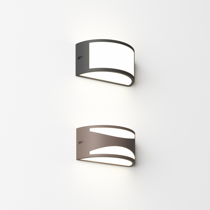 Ideal Lux - Udendørs væglampe REX 1xE27/60W/230V IP44 brun