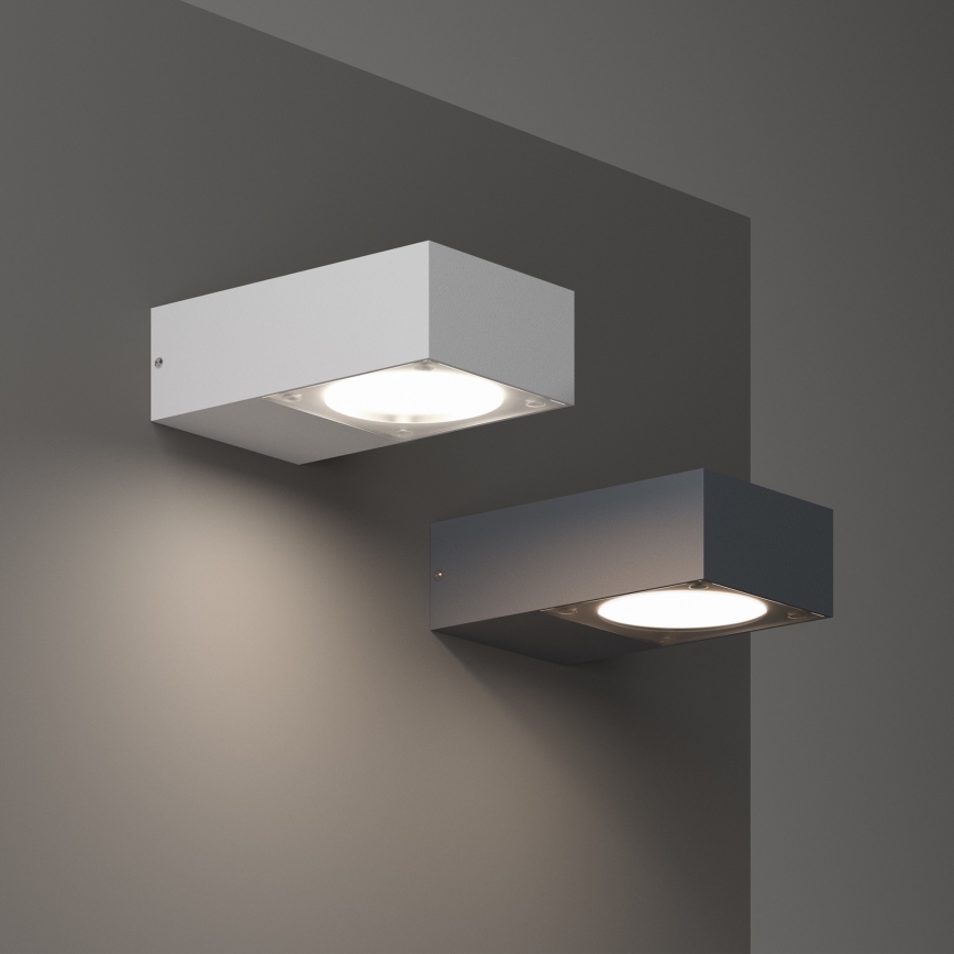 Ideal Lux - Udendørs væglampe SIRIO 1xGX53/9W/230V IP65 antracit